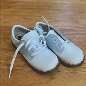 Toddler Boy Blue and White Saddle Shoes
